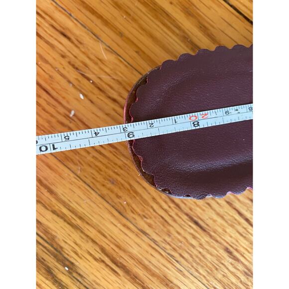 Turkish kilim tapestry carpet mules wool leather geometric size 35/36 5-6 US - Picture 7 of 7